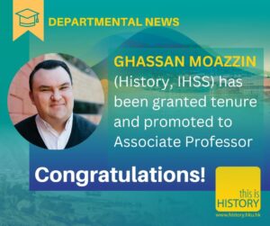 Read more about the article Prof. Ghassan Moazzin has been promoted to Associate Professor with tenure